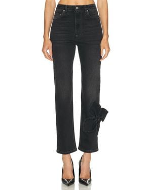 Area Bow Straight Leg - Black