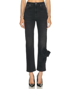 Area Bow Straight Leg - Black