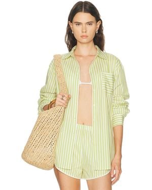 Solid & Striped The Avril Button Down Shirt - Yellow