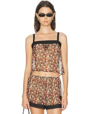 Bode Quadrille Tank - Natural
