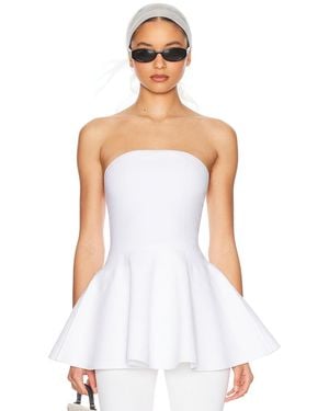 Helsa Maude Knit Top - White