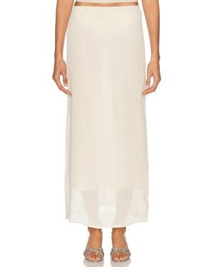 SIR. Peregrine Layered Skirt - White