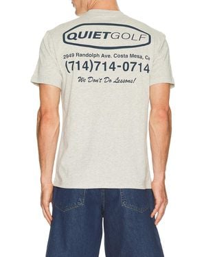 Quiet Golf Pro Shop T-shirt - Gray