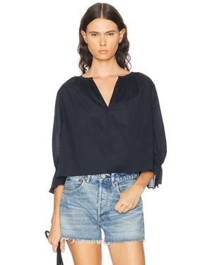 FRAME The Poet Blouse - Blue