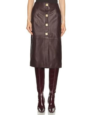 TOVE Pilar Skirt - Brown
