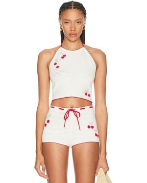 LoveShackFancy Avanyah Top - White