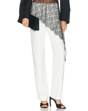 Brandon Maxwell Irving Straight Leg Pant - Black