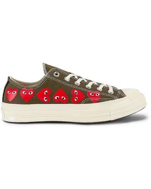 COMME DES GARÇONS PLAY Emblem Low Top Sneaker - Multicolor