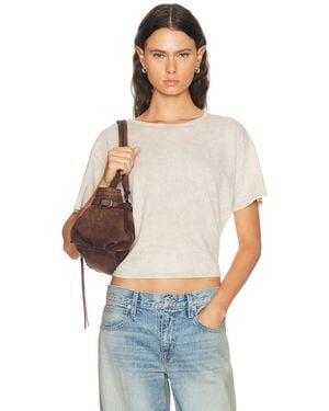 R13 Tight Waist Tee - White