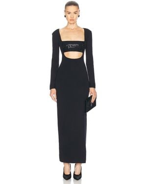 retroféte Raelle Embellished Knit Dress - Black