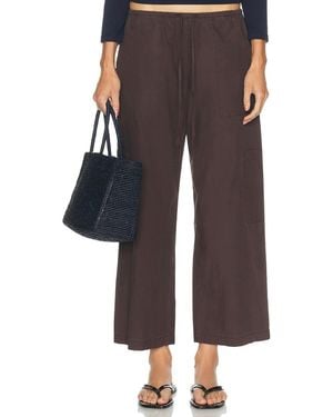 DONNI. The Pop Drawstring Cargo Pant - Brown