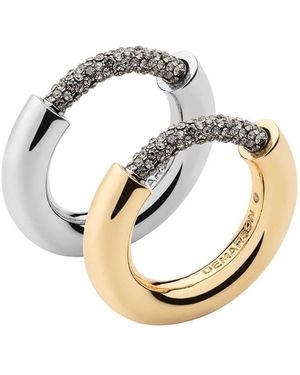 DEMARSON Bracie Stackable Ring Set - Metallic