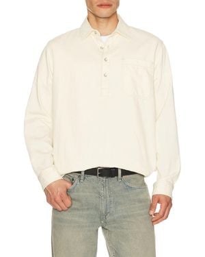 Rag & Bone Popover Shirt - White