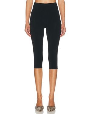 Helsa Beckette Knit Capri - Black