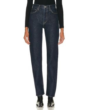 Agolde 90s Pinch Waist High Rise Straight Jeans - Blue