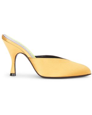 Herbert Levine Milton 95 Satin Mule - Metallic