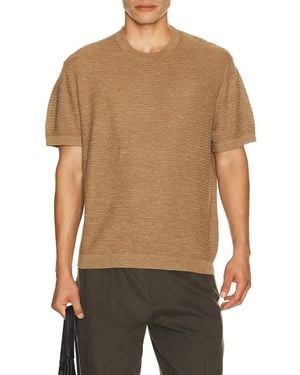 Theory Kolben Pacific Linen Tee - Multicolor