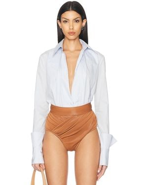 LAQUAN SMITH Fitted Button Down Shirt - White