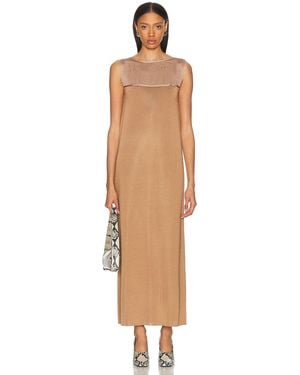 KHAITE Ruslan Dress - Natural