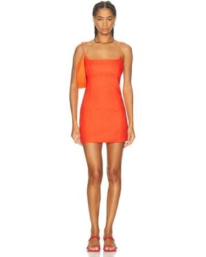 SIR. Panettone Mini Dress - Orange