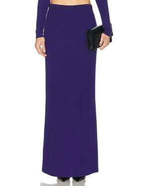 Tom Ford Cashmere Midi Skirt - Purple
