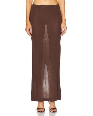 ÉTERNE Emma Skirt - Brown
