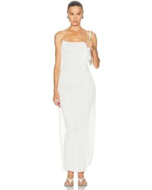 Jacquemus La Robe Maille Plumetis - White