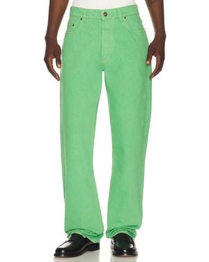 Versace Color Denim Pant - Green