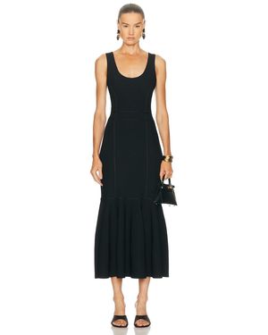 Zimmermann Hypnotic Sculptural Midi Dress - Black