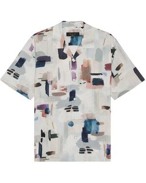 Rag & Bone Avery Printed Shirt - White
