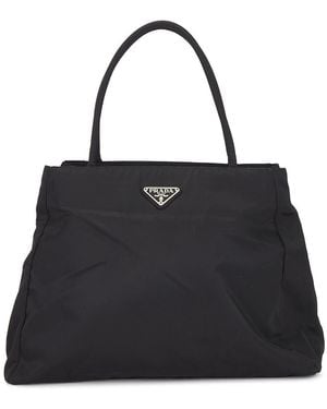 Prada Tessuto Tote Bag - Black