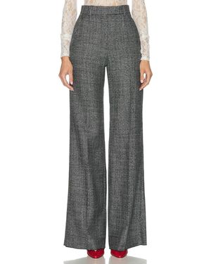 Valentino Wool Mouline Pant - Gray