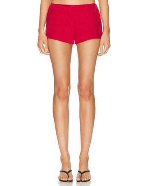 AEXAE X Revolve Linen Flat Short - Red