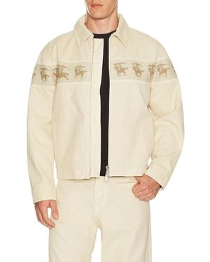 Burberry Tanners Zip Jacket - Natural