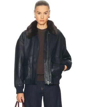 SPRWMN Vintage Aviator Jacket - Blue
