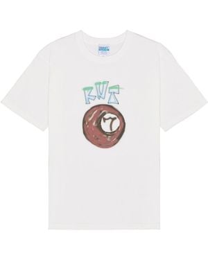 rice nine ten Scribbles Tee - White
