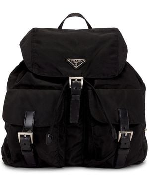Prada Tessuto Backpack - Black