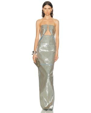 Metallic Formal dresses and evening gowns for Women | Lyst
