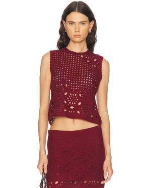 FRAME The Postcard Tank - Red