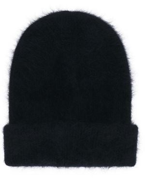 Lisa Yang Rib Brushed Beanie - Black