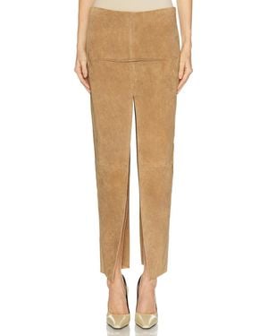 Rick Owens Sliced Skirt - Natural