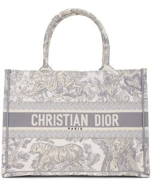 Dior Book Tote Bag - Gray