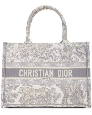 Dior Book Tote Bag - Gray