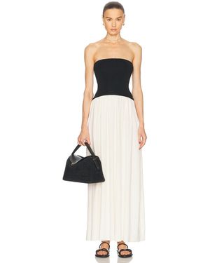 Solid & Striped The Strapless Soglio Dress - White