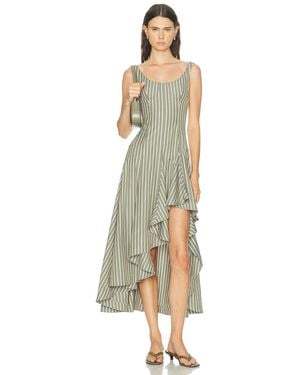 Monse Striped Corset Dress - Multicolor