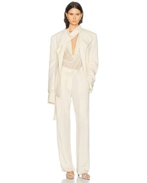 Francesco Murano Band Over Blazer - Natural