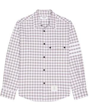Thom Browne Oversized Pc Shirt - White
