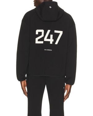 24/7 Numbers Hoodie - Black
