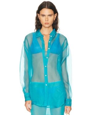 SPRWMN Oversized Shirt - Blue