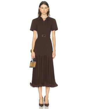 ROWEN ROSE Polo Dress Skirt - Brown